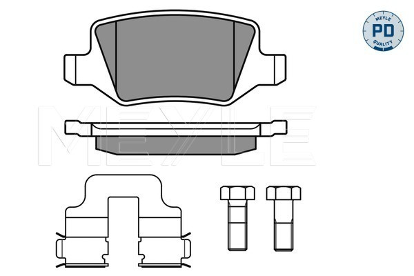 MEYLE Bremsbelagsatz, Scheibenbremse