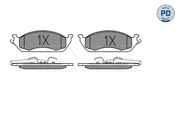 MEYLE Bremsbelagsatz, Scheibenbremse