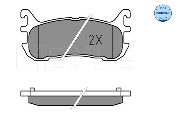 MEYLE Bremsbelagsatz, Scheibenbremse MEYLE Bremsbelagsatz, Scheibenbremse