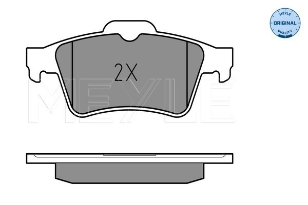MEYLE Bremsbelagsatz, Scheibenbremse