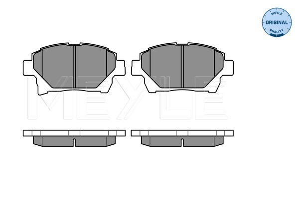 MEYLE Bremsbelagsatz, Scheibenbremse