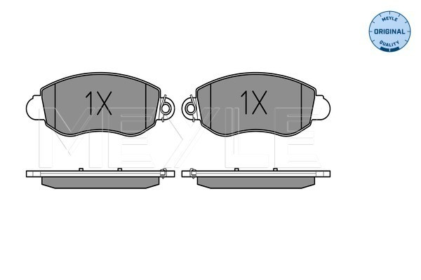 MEYLE Bremsbelagsatz, Scheibenbremse