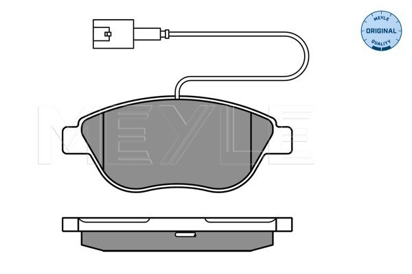 MEYLE Bremsbelagsatz, Scheibenbremse