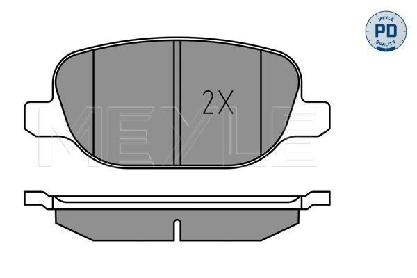 MEYLE Bremsbelagsatz, Scheibenbremse