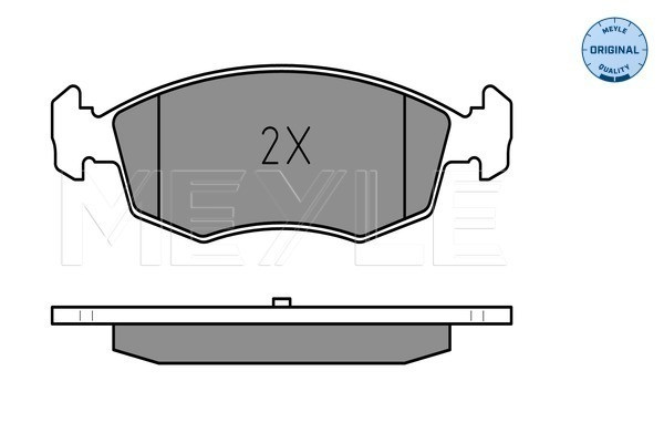 MEYLE Bremsbelagsatz, Scheibenbremse