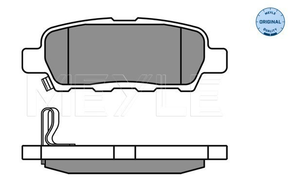 MEYLE Bremsbelagsatz, Scheibenbremse