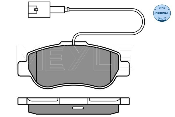 MEYLE Bremsbelagsatz, Scheibenbremse
