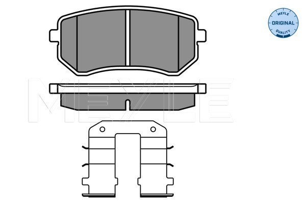 MEYLE Bremsbelagsatz, Scheibenbremse