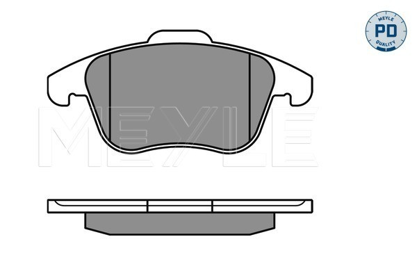 MEYLE Bremsbelagsatz, Scheibenbremse