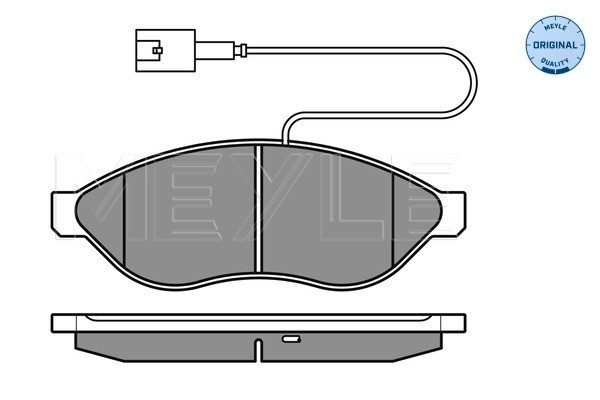 MEYLE Bremsbelagsatz, Scheibenbremse