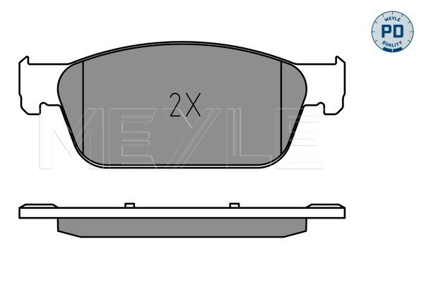 MEYLE Bremsbelagsatz, Scheibenbremse