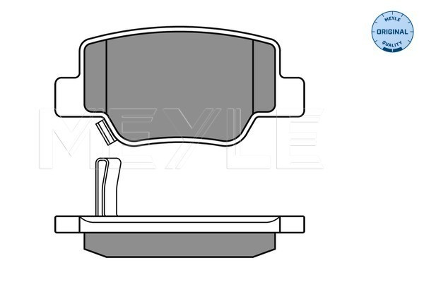 MEYLE Bremsbelagsatz, Scheibenbremse