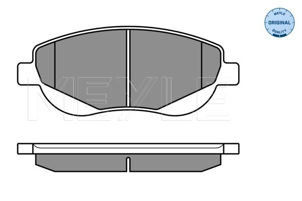 MEYLE Bremsbelagsatz, Scheibenbremse