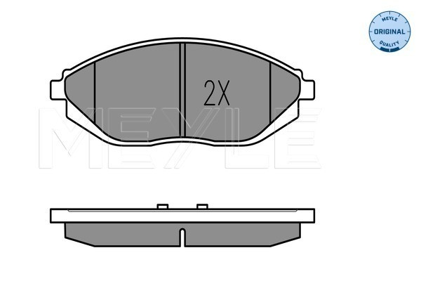 MEYLE Bremsbelagsatz, Scheibenbremse