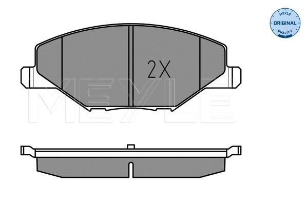 MEYLE Bremsbelagsatz, Scheibenbremse