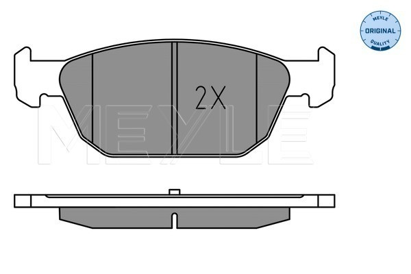 MEYLE Bremsbelagsatz, Scheibenbremse