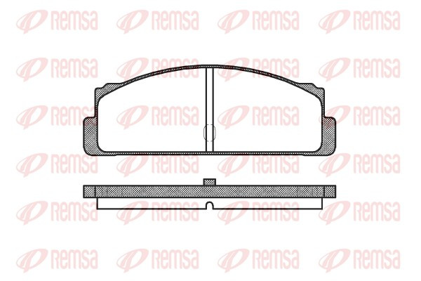 REMSA Bremsbelagsatz, Scheibenbremse