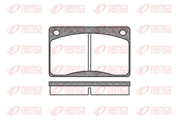 REMSA Bremsbelagsatz, Scheibenbremse
