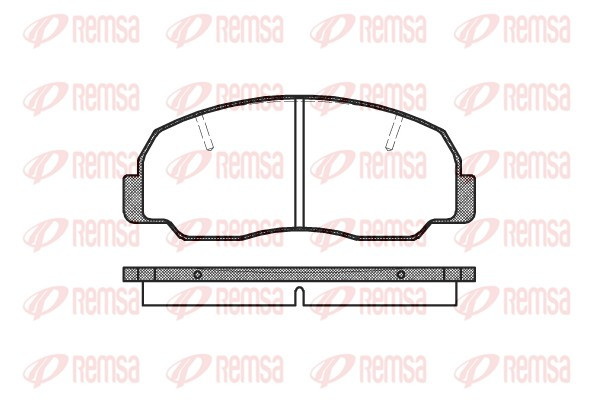 REMSA Bremsbelagsatz, Scheibenbremse