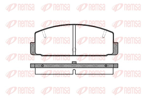 REMSA Bremsbelagsatz, Scheibenbremse