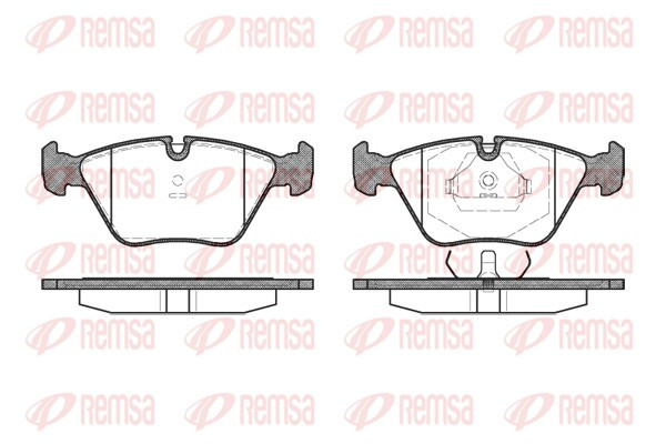 REMSA Bremsbelagsatz, Scheibenbremse