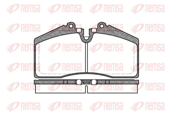 REMSA Bremsbelagsatz, Scheibenbremse