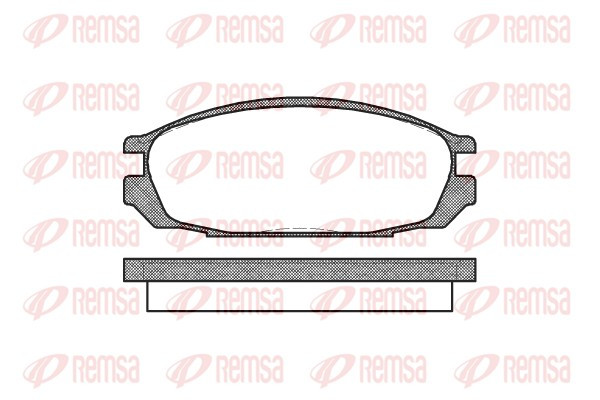 REMSA Bremsbelagsatz, Scheibenbremse
