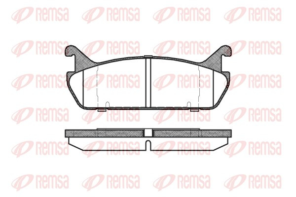 REMSA Bremsbelagsatz, Scheibenbremse