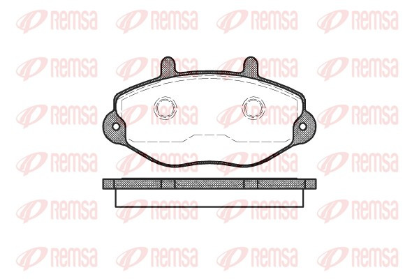 REMSA Bremsbelagsatz, Scheibenbremse