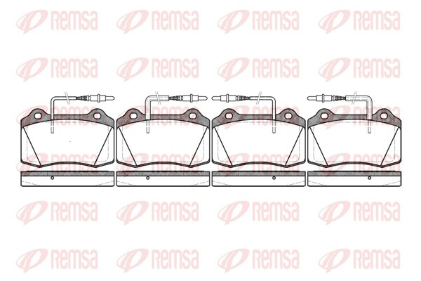 REMSA Bremsbelagsatz, Scheibenbremse