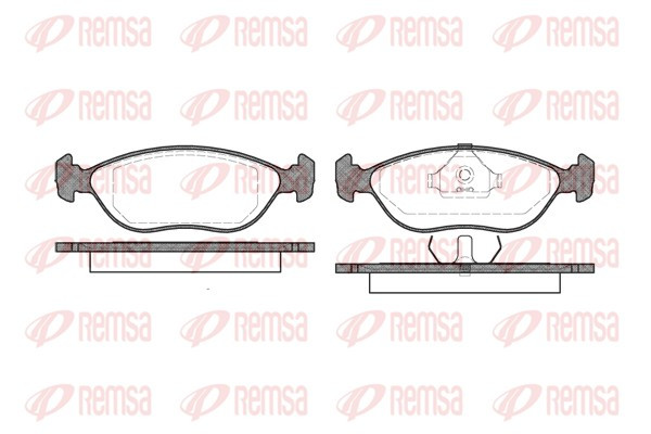 REMSA Bremsbelagsatz, Scheibenbremse