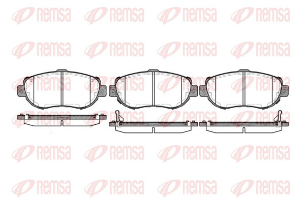 REMSA Bremsbelagsatz, Scheibenbremse