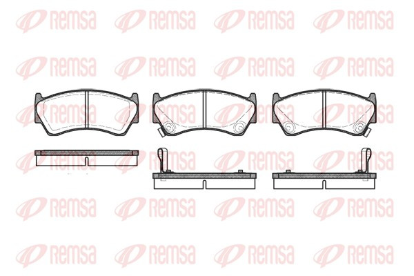 REMSA Bremsbelagsatz, Scheibenbremse