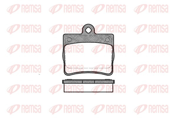 REMSA Bremsbelagsatz, Scheibenbremse