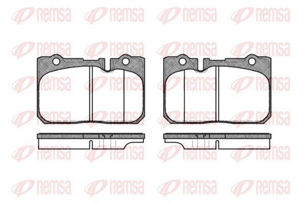 REMSA Bremsbelagsatz, Scheibenbremse