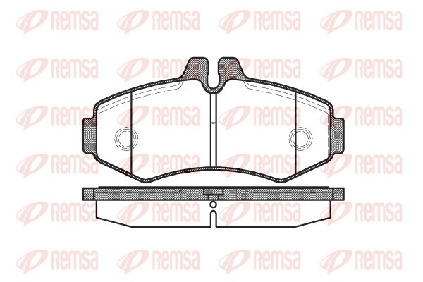 REMSA Bremsbelagsatz, Scheibenbremse