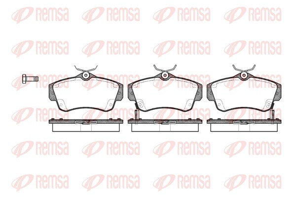 REMSA Bremsbelagsatz, Scheibenbremse