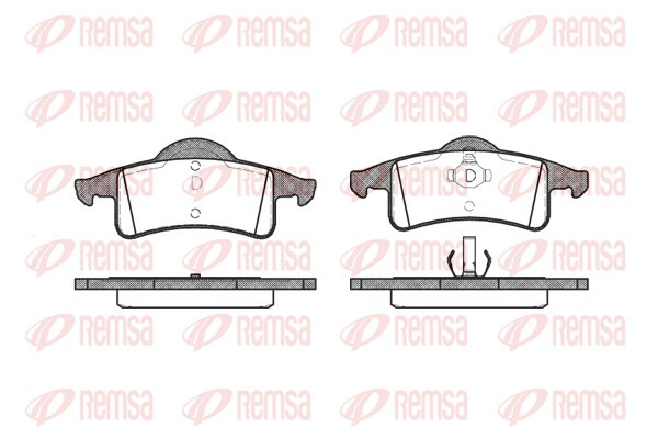 REMSA Bremsbelagsatz, Scheibenbremse