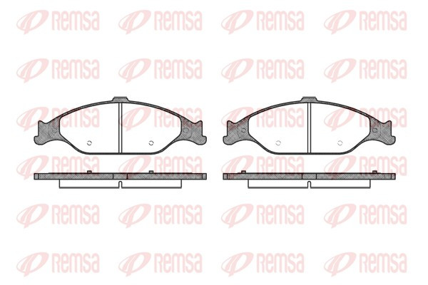REMSA Bremsbelagsatz, Scheibenbremse