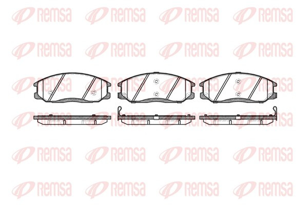 REMSA Bremsbelagsatz, Scheibenbremse