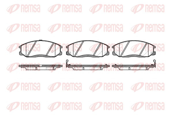 REMSA Bremsbelagsatz, Scheibenbremse