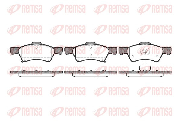 REMSA Bremsbelagsatz, Scheibenbremse