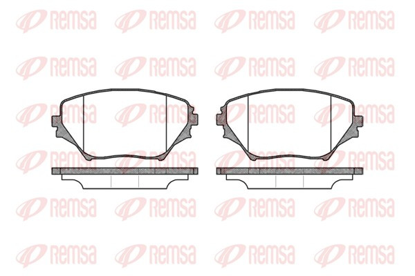 REMSA Bremsbelagsatz, Scheibenbremse