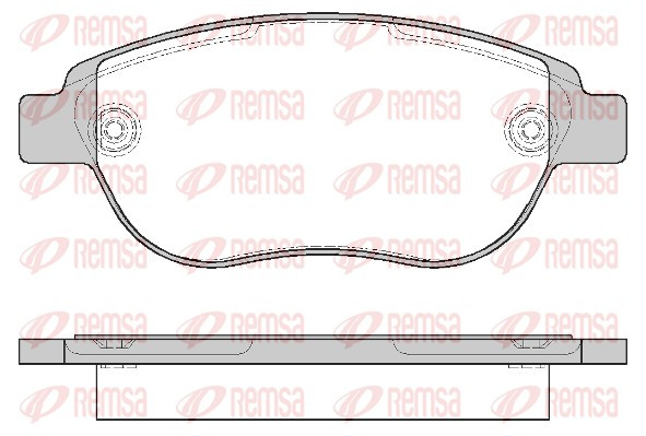 REMSA Bremsbelagsatz, Scheibenbremse
