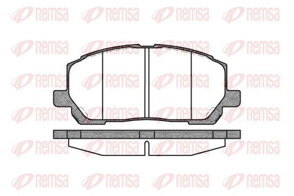 REMSA Bremsbelagsatz, Scheibenbremse