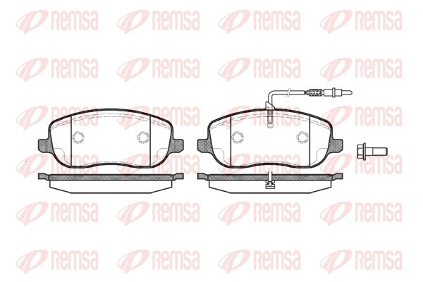 REMSA Bremsbelagsatz, Scheibenbremse