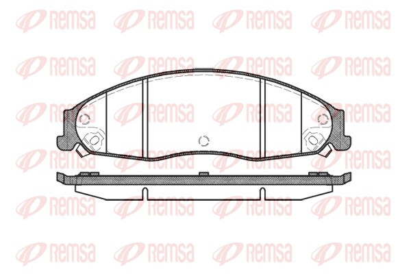 REMSA Bremsbelagsatz, Scheibenbremse