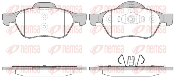 REMSA Bremsbelagsatz, Scheibenbremse