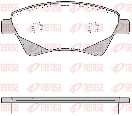 REMSA Bremsbelagsatz, Scheibenbremse