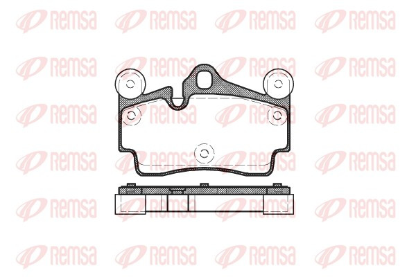 REMSA Bremsbelagsatz, Scheibenbremse